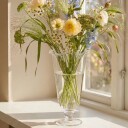 Decotique Karla vase bølgete 34 cm, klar