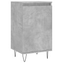 vidaXL Skjenk betonggrå 40x35x70 cm konstruert tre