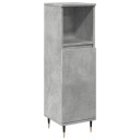  Baderomsskap betonggrå 30x30x100 cm konstruert tre 8721158444455