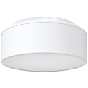  Taklampe Hvit 30 X 13.5cm Stoff