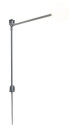 Nemo Mini Potence Pivotante Vegglampe Grå