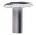 Artemide Takku Bærbar Bordlampe Anodisert Grå