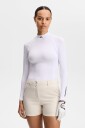 J.Lindeberg Ella Compression Top Hvit Golfgenser dame White X Large