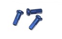 10 stk Nippler DT Swiss 2,0 x 12 mm Aluminium Blå