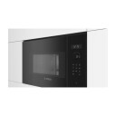 Bosch Serie   6 BFL554MB0 - Mikrobølgeovn - innebygd - 25 liter - 900 W - svart