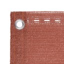 vidaXL Balkongskjerm terrakotta 75x500 cm HDPE