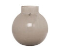 Glassvase Rund Ø 21 x 22 cm Glass Beige