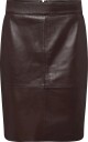 Culture Cuberta Leather Skirt   FUDGE   36