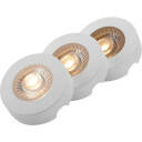Namron skapbelysning LED 3x3W matt hvit - 3222206