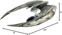 Eaglemoss  Battlestar Galactica  Cylon Raider Mk II 2004 Diecast 10" Ship