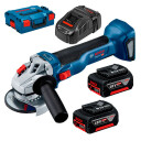Bosch Professional GWS 18V 10 Batteridrevet Vinkelsliper Med Batteri Og Koffert 18v