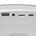 Denver BTM-610 Trådløs Bluetooth Høyttaler med Mikrofon og Karaoke Hvit