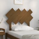 vidaXL Sengegavl honningbrun 92x3x81 cm heltre furu