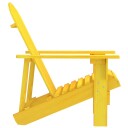 vidaXL Adirondack hagestol heltre gran gul