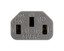 Supra Lorad 2.5 Iec-C13 Strømkabel 10a 1 Meter