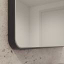 Loevschall Refine Square speil, 55x160 cm, sort