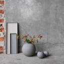 Cooee Design Ball Vase   Grey