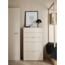 Kommode med skuffer 4 You Fresh   Sandbeige