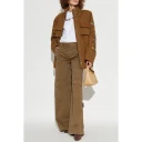 Off White Dame Bukser Brun S,