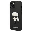 Karl Lagerfeld Iphone 14 Plus Deksel Saffiano Karl Svart