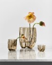 Crackle Vase 12,1 cm, Taupe
