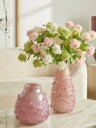 Gemme vase h28 cm rosa