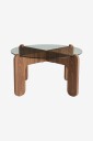 Ellos Home   Salongbord Soffbord Eight Ø 80 cm   Brun