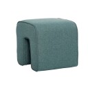 Hübsch Puff Polyester Grønn 45x45xh47