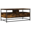  Salongbord røkt eik 100x51x45 cm konstruert tre 8721012124479