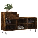  Skoskap røkt eik 102x36x60 cm konstruert tre 8721012114081