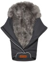 Nordlys Saga Lammeskinnspose Grey