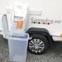 Kattinorge Fortønne gjennomsiktig plast 15ltr 22x41x33cm