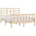 vidaXL Sengeramme heltre furu 140x200 cm