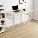 Sammenleggbart skrivebord 100x60x75cm   Hvit eik