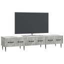  TV skap med skuff Betonggrå 147 x 34,5 x 30 cm Konstruert tre