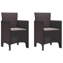  Hagemøbler 2 pcs Brun Standard Plast Polyester