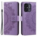Xiaomi Redmi 12C Mandala Series Lommebok-deksel Lilla