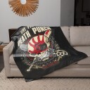 Rocksax Five Finger Death Punch Got Your Six Sherpa Fleece Blanket 60 in x 80 in 78899429