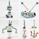 Creative Toys Creativ Craft Kit Modelleringssett robot blå grå rød sølvbelagt 1 pakke 977808
