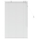 vidaXL Venetiansk persienne Hvit 90 x 130 cm 35 mm
