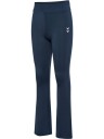 Hummel Hmljr High Waist Flared Tights Navy 152