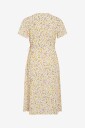 Vila Omslagskjole viLovie S/S Wrap Midi Dress Orange