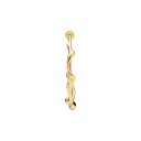 Maria Black Nuri Hoop Øredobbe Single 22 kt. Gullforgylt sølv 100955YG-25 Dame 925 sterling silver