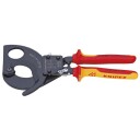 Knipex 280mm Kabelsaks med VDE Isolasjon for Kobber og Aluminium