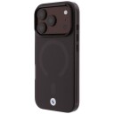 BMW MagSafe-etui til iPhone 18 Pro / 17 Pro – Burgunder med frostet IML og metalllogo