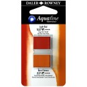 Aquafine Aquarelle Half pan Duo Light Red/Burnt Sienna