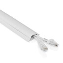 Nedis Kabel Ledelse Kanal 1 Stk. Maksimal Kabeltykkelse: 16 Mm PVC Hvit