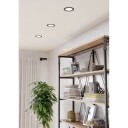 Innfelt lampe Fueva - Sort, 117 mm