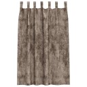  Gardin med gardiner 2 pcs Cappuccino 175 x 140 cm Fløyel