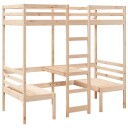  Ramme for loftseng skrivebord og stoler 90x190 cm heltre furu 8721158373199